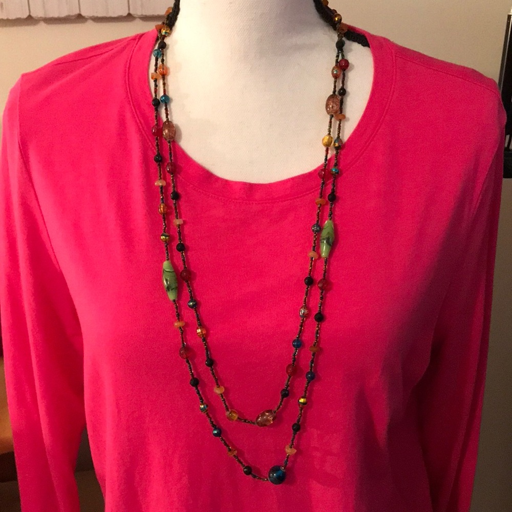 EsMor double strand beaded necklace - Picture 2 of 7